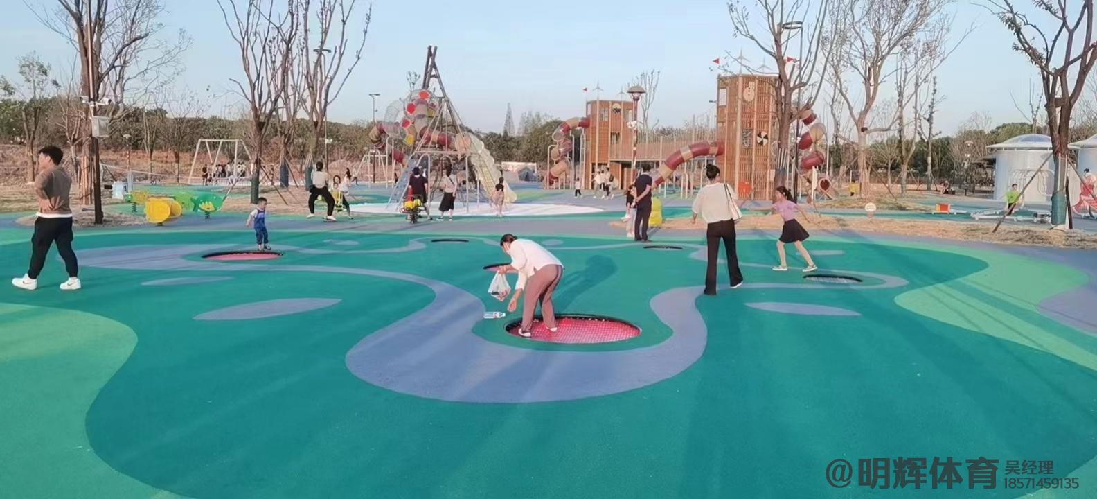 呼和浩特公园跑道是用什么材料做成的